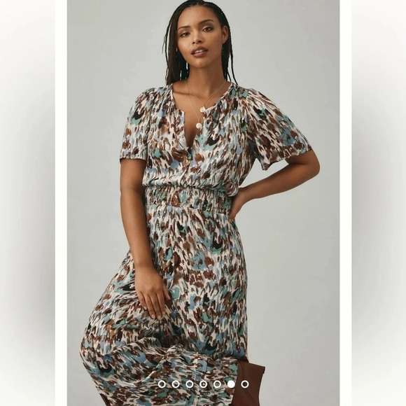 Anthropology The Somerset Jumpsuit size L NWT - Picture 6 of 8